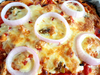 24、~方形披萨,取出。