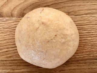 8、肉松司康(酵母版),早上取出面团，不要揉了。