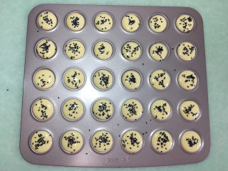 9、芝麻薄脆饼,表面撒上适量芝麻。