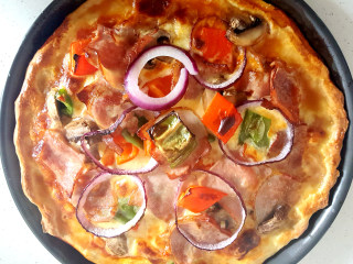 28、~创意披萨☺,取出。