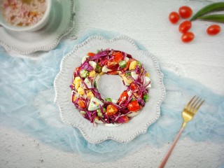 9、夏日清爽减脂～鸡蛋蔬菜沙拉,成品图