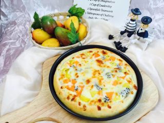 13、什锦水果披萨,成品