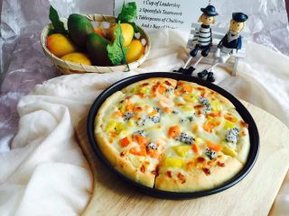 14、什锦水果披萨,成品