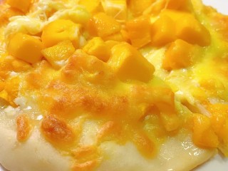 10、芒果披萨,成品图。