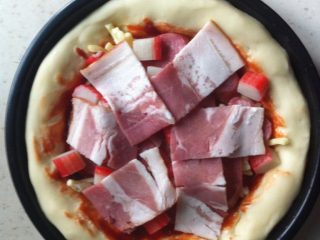 12、披萨,然后再铺上一层马苏