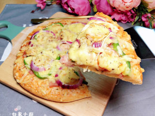 20、虾仁培根披萨,吃起来吧！