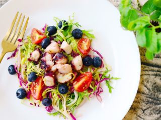 16、意大利海鲜低脂沙拉,完成品