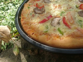 15、培根火腿披萨,好吃的披萨就做好了！