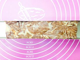 3、大理石曲奇,我用了模具