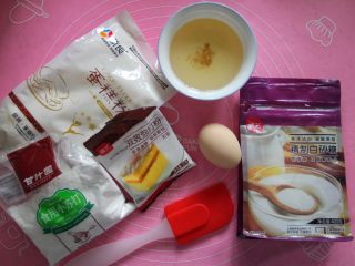 1、桃酥,材料大集合（不代表全部都用完）