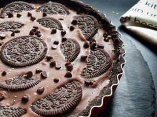 14、奥利奥巧克力香蕉派(免烤),成品