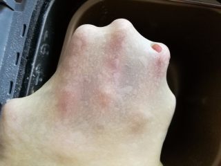 4、鸡肉田园披萨,4.揉出手套膜