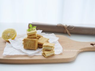 15、柠檬芝士夹心饼干,成品图