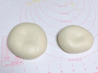 5、芝士榴莲披萨,将面团揉成光滑的小面团。