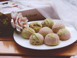 26、双色冰淇淋曲奇,美美的下午茶