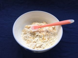 13、椰蓉酥,用刮刀搅拌均匀。