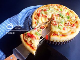 13、河粉披萨,成品。