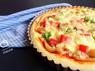 14、河粉披萨,成品。