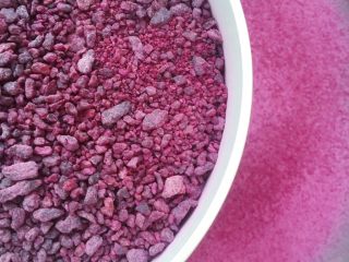 17、自制紫薯粉,进行第二次过筛