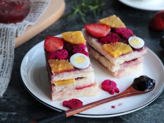 9、果酱缤纷三明治,完成了