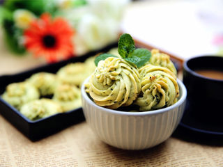 17、香葱曲奇饼,成品欣赏。