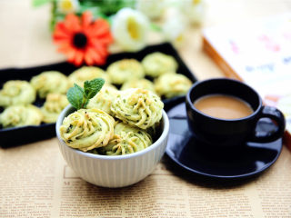 18、香葱曲奇饼,成品欣赏。