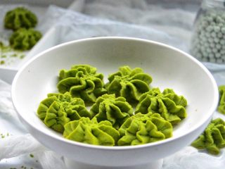 14、抹茶曲奇,最爱这一抹绿意～