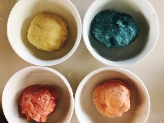 8、冰淇淋曲奇,其他颜色也调好