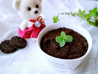 13、奥利奥酸奶盆栽,一个美美的小盆栽就完成了！