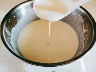 5、懒人凉皮,搅拌好的面糊！