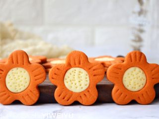 15、太阳花饼干,成品