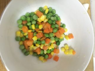 8、香肠披萨,杂料超市有卖，可加3克盐用开水浸泡。