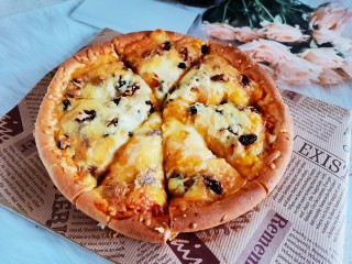 18、奶香红薯披萨,成品图！