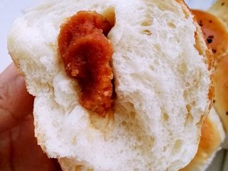 21、无油花生酱面包,内部组织图。