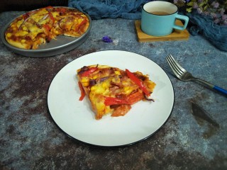 12、培根蔬菜披萨,成品