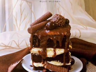 26、红丝绒巧克力淋面蛋糕,成品2