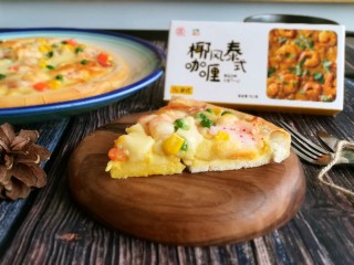 15、椰风咖喱披萨,来一块吃吧！