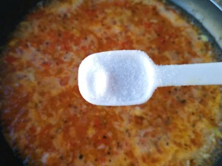 13、意式披萨酱,放入盐