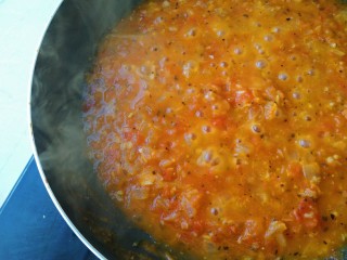 14、意式披萨酱,小火煮到粘稠