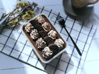 22、奥利奥奶油盒子蛋糕,成品图！