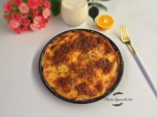 13、火腿芝士烤土豆片,一下就被涵涵秒光了。