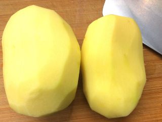 2、小零食+土豆泥曲奇,去皮切块