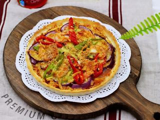 19、海虾杂蔬披萨,完美的早餐，做下午茶也是棒棒滴。