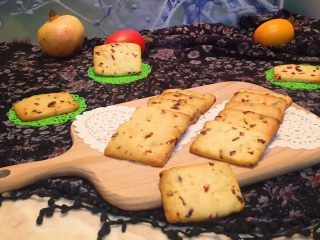 14、蔓越梅饼干,成品图。