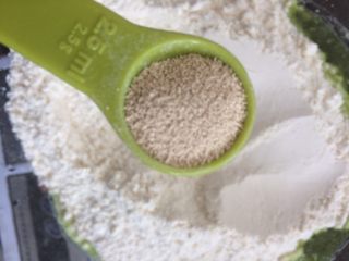 6、海洋牌榴莲芝士生煎包,加发酵粉