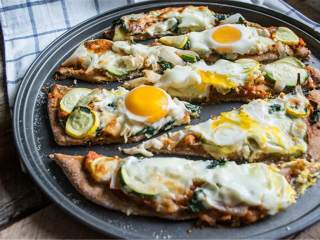 9、早餐披萨,可以享用啦!