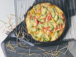 19、缤纷面条披萨,香喷喷不一样的披萨就出锅啦