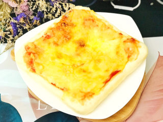 22、芝士榴莲披萨,成品图