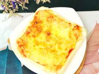 23、芝士榴莲披萨,成品图