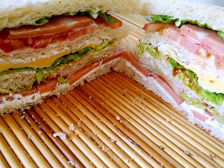 14、全麦土司三明治,看图说话